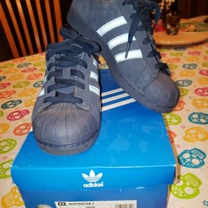 Adidas Superstar navy blue